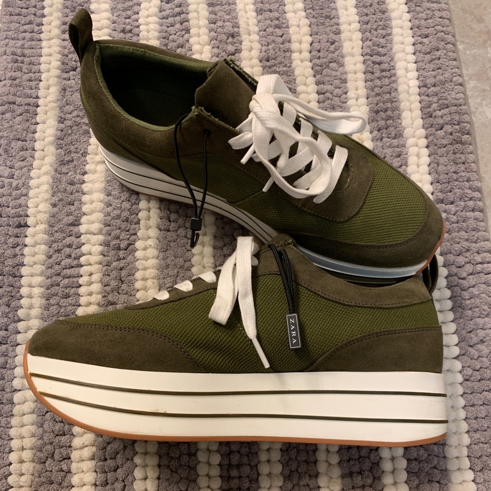 Zara platform sneakers